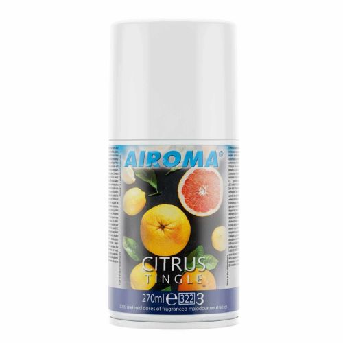 Airoma Airfreshner Refills – Citrus Tingle (12 x 270ml)